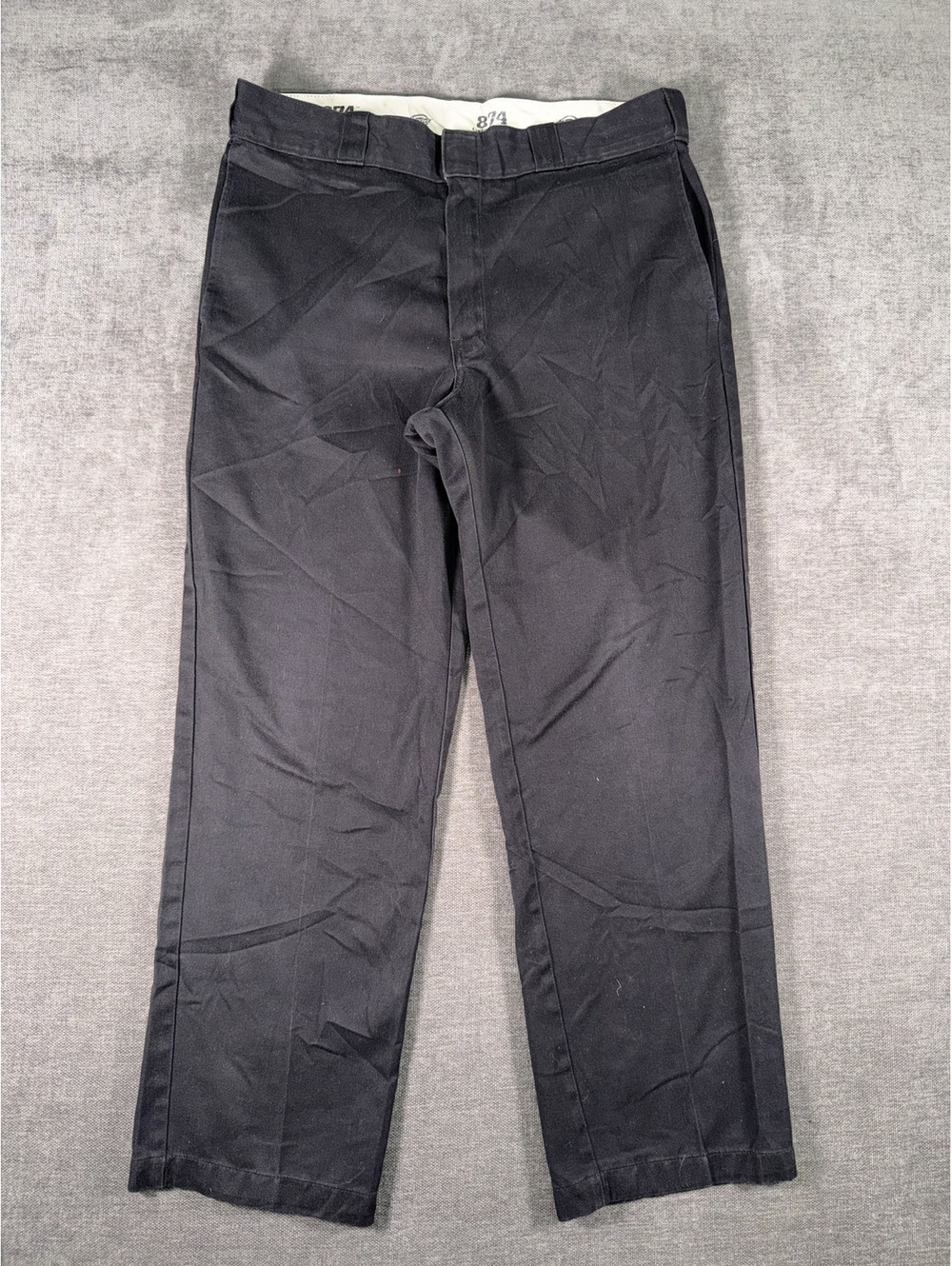 Dickies 874 Original Fit Black Work Pants Size 34x30